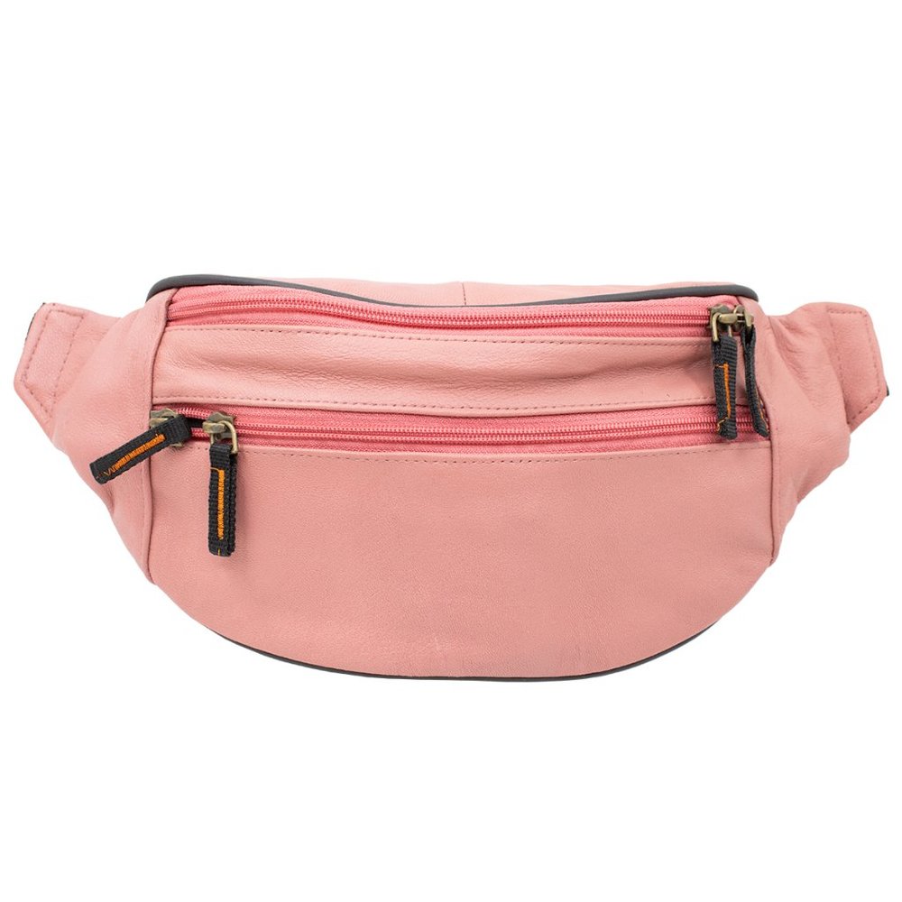 Leather Fanny Pack Belt Waist Bag Cross body Bag Shoulder Travel Sport Pouch - Picture 5 of 7